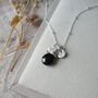 Black Agate And Freshwater Pearl Necklace, thumbnail 1 of 4