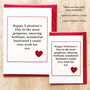 Valentines Card For Husband Or Boyfriend, thumbnail 2 of 4