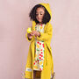 Yellow Muslin Children's Beach Robe, thumbnail 2 of 10