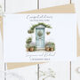 Personalised Congratulations New Home Blue Door Card, thumbnail 2 of 2