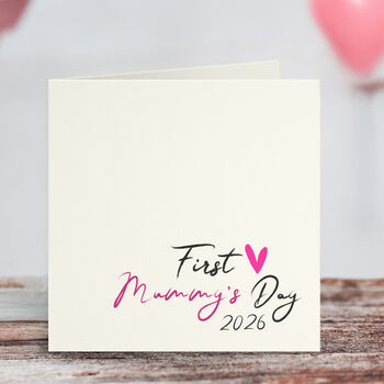 First Mummy's Day Blue Mother's Day Card, 2 of 4