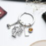 Scales Of Justice Keyring, Personalised Gift, thumbnail 6 of 10