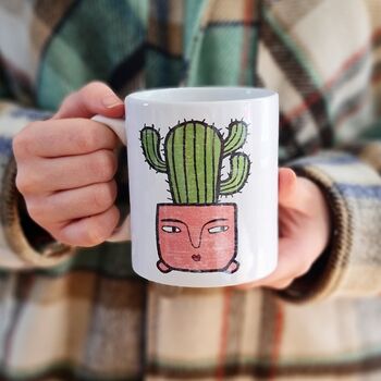 Don't Be A Prick Ceramic Plant Mug, 2 of 3
