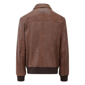 Men’s Sheepskin Leather Jacket Airborn, 9 of 10