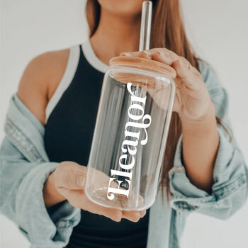 Personalised Glass Tumbler #Style Six, 2 of 2