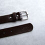 Handmade Personalised Men's Leather Belt, thumbnail 2 of 8
