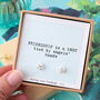 Gift Boxed Friendship Knot Earrings, thumbnail 1 of 8