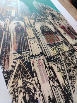 Cologne Cathedral Screenprint, 4 of 9