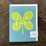 Mini Clover Good Luck Card, thumbnail 4 of 5