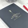 Personalised Leather 2025 Diary Notebook, thumbnail 6 of 7