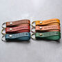 Personalised Coordinates Leather Keyring, thumbnail 3 of 9