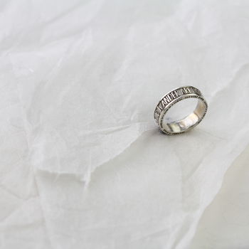 Personalised Silver Promise Ring, 2 of 9