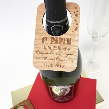Personalised Anniversary Meaning Wine Bottle Label, 4 of 12