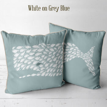 Little Fish Whale Cushions Set Of Two Multi Col Avail, 6 of 7