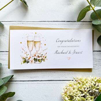 Handmade Money Wallet For Engagement Gift Of Cash. Personalised, 4 of 4