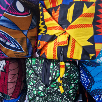 Large African Print Toiletry Wash Bag | Adedapo Print, 7 of 7