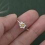 Sterling Silver Daffodil Flower Ring, thumbnail 5 of 12