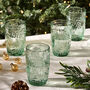 Set Of Four Laurier Green Highball Glasses, thumbnail 1 of 5