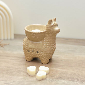 Llama And Alpaca Wax Burner Gift Set With Wax Melts, 5 of 9