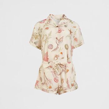 Whispering Sands Lotus Pink Short Pyjamas, 5 of 8