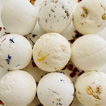 Rose Geranium Natural Bath Bomb, 5 of 11