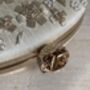 Gold Oval Handcrafted Clutch Bag, thumbnail 5 of 10