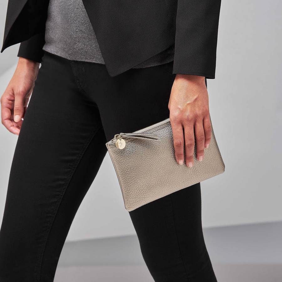 personalised fold over clutch by lily belle | notonthehighstreet.com