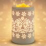Ceramic White Butterfly Electric Oil Wax Melts Burner, thumbnail 1 of 6