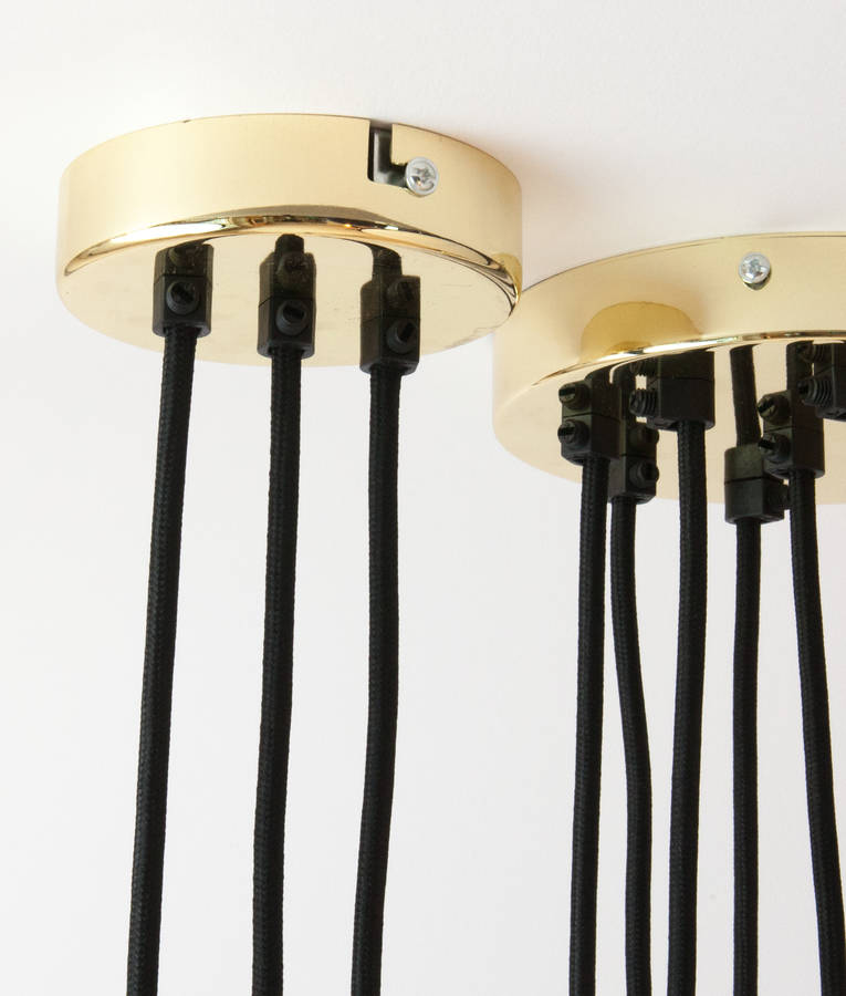 Multi Outlet Ceiling Rose For Fabric Cable By Dowsing & Reynolds