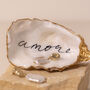 Hand Lettered 'Amore' Shell Trinket Dish, thumbnail 2 of 3