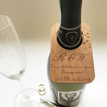 Personalised Engagement Wine Bottle Label, 2 of 7