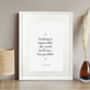 Use Your Own Words Personalised Quote Print, thumbnail 7 of 9
