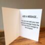 Funny Football Birthday Card Le Tiss Quote, thumbnail 3 of 5