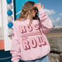 Rock And Roll Women's British Seaside Slogan Sweatshirt, thumbnail 3 of 4