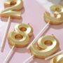 Gold Birthday Candles, thumbnail 2 of 5