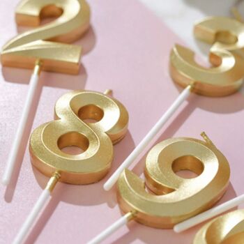 Gold Birthday Candles, 2 of 5