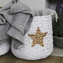 Set Of Luxury Gold Star Baskets, thumbnail 5 of 6