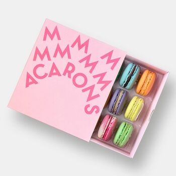 Tennis Macarons Gift Box Of Twelve, 4 of 12