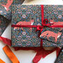Fox And Flowers Gift Wrap, thumbnail 5 of 8