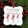 Stocking 1st Christmas Bauble, thumbnail 1 of 3