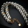 Men's 10mm Shell Pearl Necklace, thumbnail 1 of 8