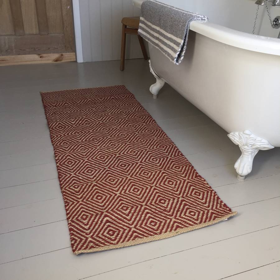 Handloomed Jute Runner By Hunter Jones Vintage