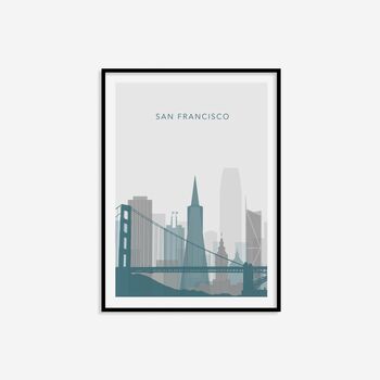 Minimalist San Francisco Travel Print, 3 of 8