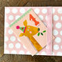 Mini Giraffe 1st Birthday Card, thumbnail 3 of 5