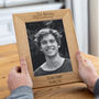 Personalised 21st Birthday Solid Oak Picture Frame, thumbnail 1 of 2