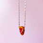 Murano Glass Pizza Slice Necklace, thumbnail 3 of 8