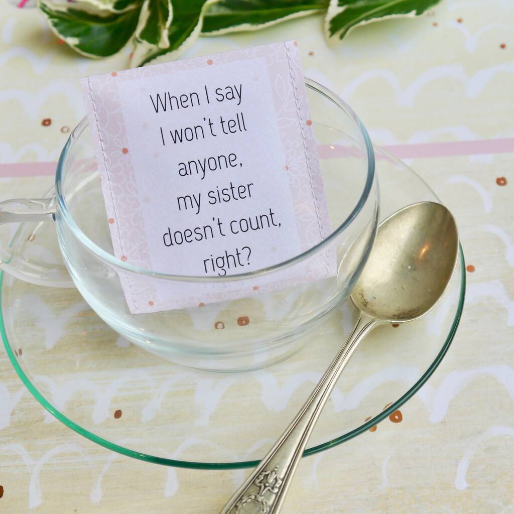 Sister Gift Tea By victoria mae designs