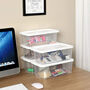 Eight Set Transparent Versatile Storage Shoe Boxes, thumbnail 1 of 6