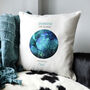 Personalised October Opal Birthstone Cushion, thumbnail 1 of 4