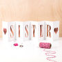 Sister Birthday Foil Fold Out Banner Card For Her, thumbnail 1 of 4